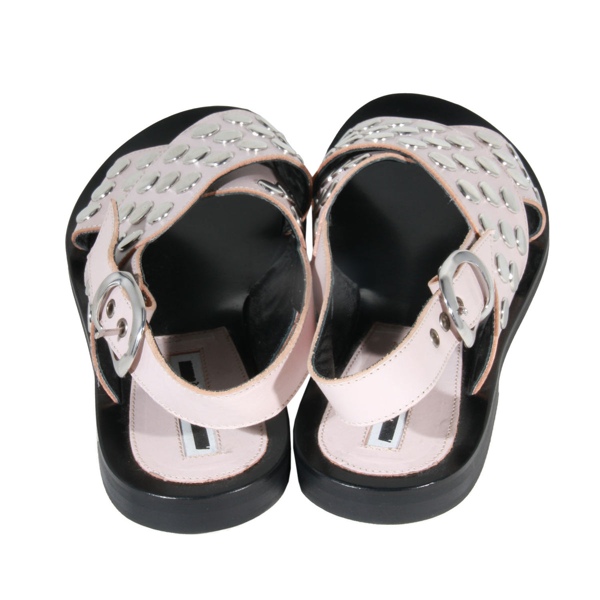 【送料&関税込】Alexander McQueen Studded Sandals New ALEXANDER MCQUEEN Hybrid Spike Double-Buckle Slide