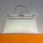 HERMES KELLY 30 WHITE GOLD A COND
