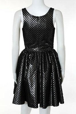 
                
                    Load image into Gallery viewer, Alaia NWT Black Silver Metallic Sleeveless Dress Size IT 38
                
            